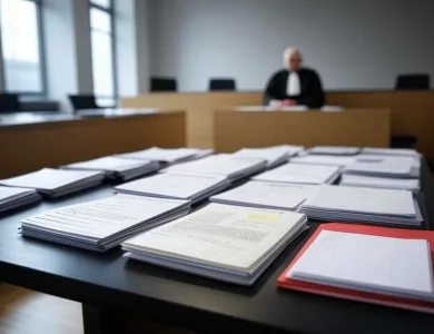 Documentos judiciais sobre a disputa do legado de Vingren e Berg