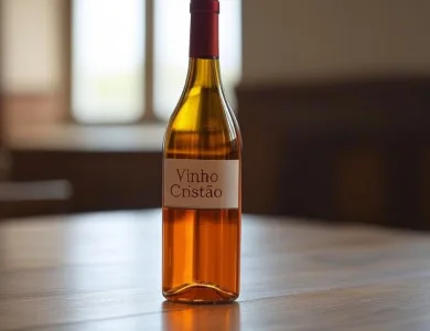 Garrafa do 'Vinho Cristão' sem álcool, lançamento inovador para o mercado evangélico